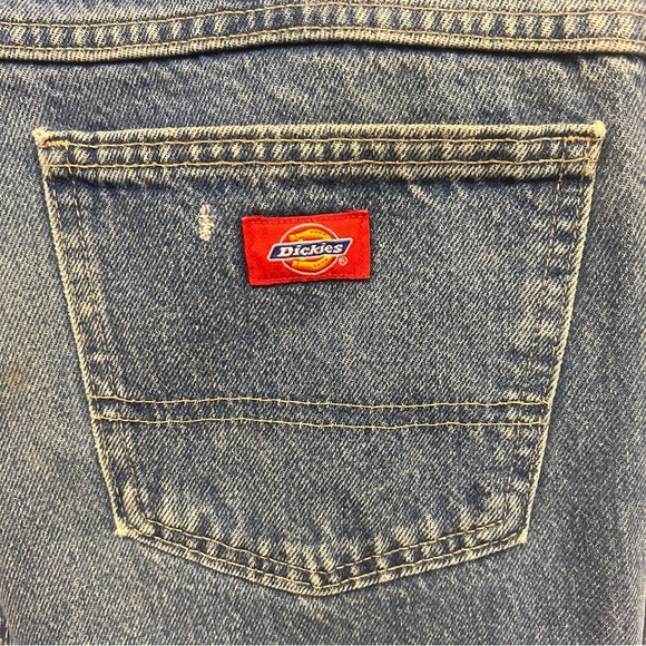 Vintage Dickies Dad Jeans in faded blue altered size 38x27 - Picture 6 of 12